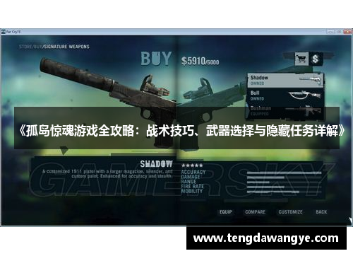 《孤岛惊魂游戏全攻略：战术技巧、武器选择与隐藏任务详解》